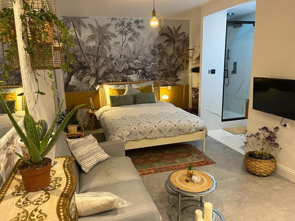 Superbe Appartement Avec Jacuzzi Avec Jardin Prive Lyon Zewnętrze zdjęcie